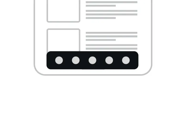 Expandable toolbar